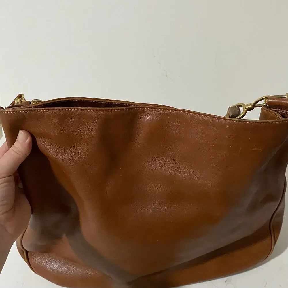 Gucci Vintage Hobo Hand Bag Purse Bamboo Brown Tan Calf leather Diana Tote - Picture 4 of 16